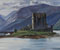 Eilean Donan Castle (Schottland), Öl auf Nessel/Hartfaser, 29x49cm, 22.7. 2006, Stefan S. Schmidt
