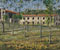 Verlassene Fabrik vor Poggibonsi, Toskana (Italien), Öl auf Malpappe, 42x60cm, 1.10. 2002, Stefan S. Schmidt