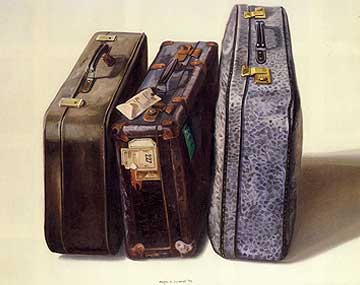 Abgestellt, &Ouml;l auf Leinwand, 80x100cm, 1996